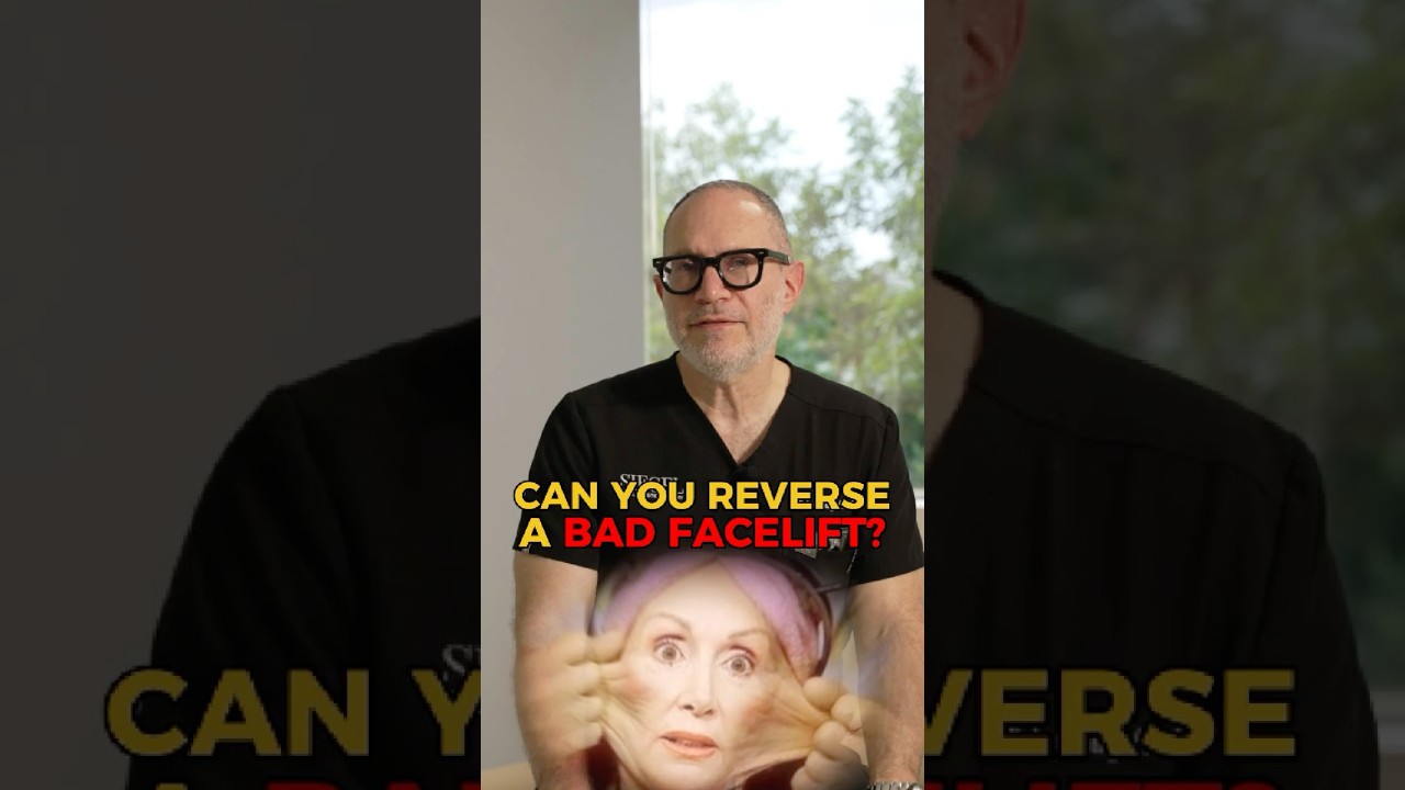 Can Bad Facelift Surgery Results Be Reversed?