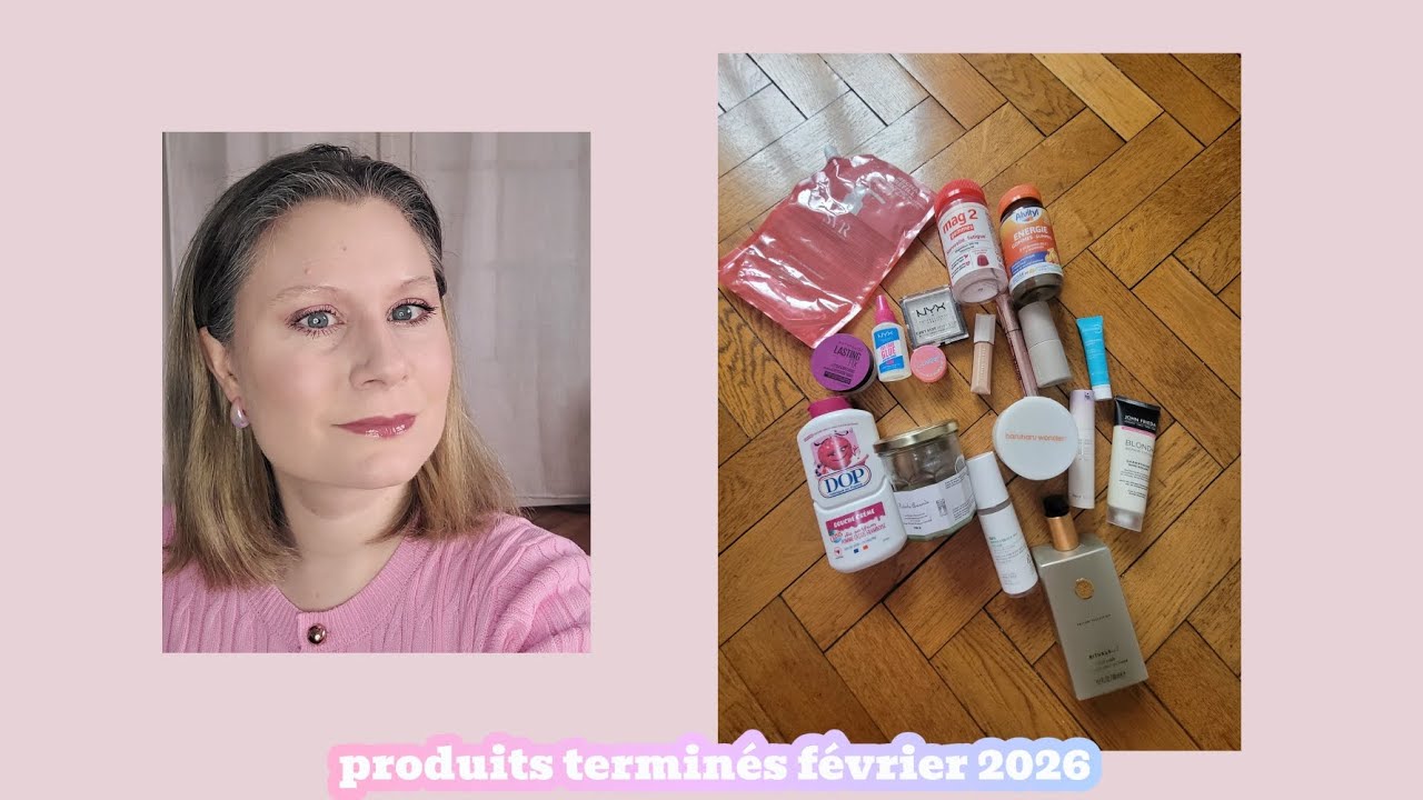 Produits terminés février 2026 #empties #declutter 