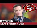 Bomb big deal just closed nobody was expecting this 49ers news