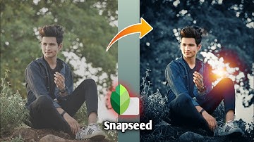 Snapseed- dark black tone photo editing | Atharv Raut Inspired photo editing