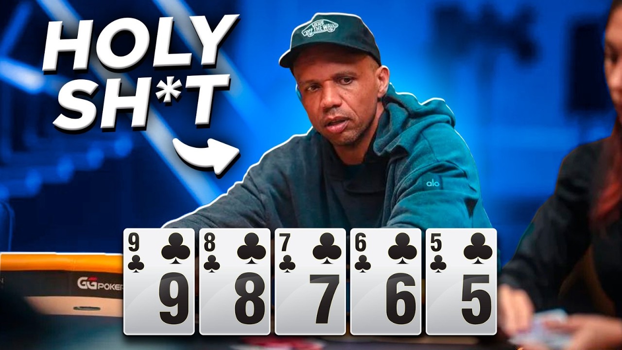Phil Ivey Hits a STRAIGHT FLUSH in a $2,100,000 FINAL TABLE
