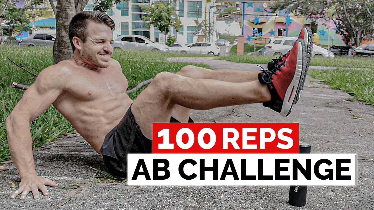 100 Reps Abs Challenge GymPerformance Fitness Challenge YouTube