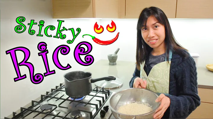 How to Make Sticky Rice - Easy Cook Thai Sweet Rice Recipe