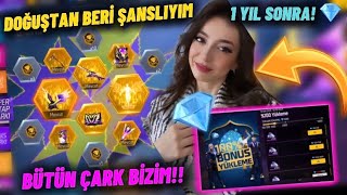 1 YIL SONRA BİLE ŞANS BENDEN YANA! | BÜTÜN PARADOKS ÇARKINI ÇIKARDIK! | EFSANE | Free Fire