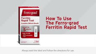 Ferro-grad Ferritin Rapid Test How To Use Video
