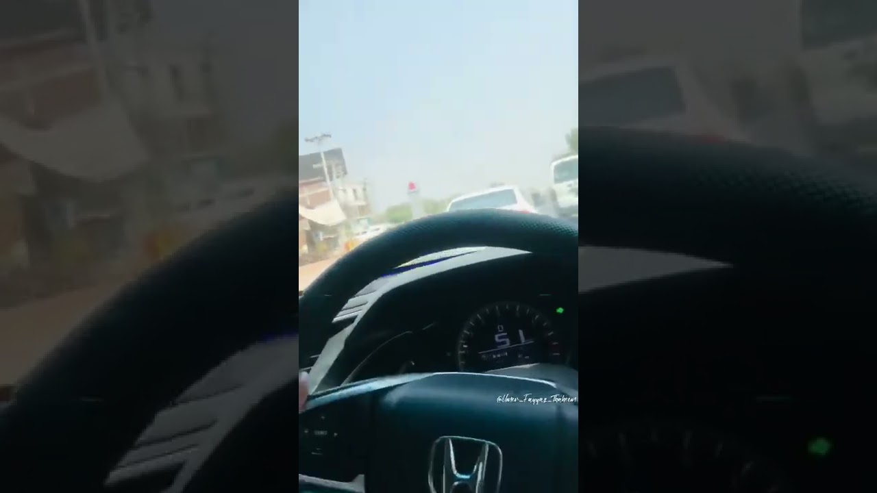 Honda Civic and Honda city rolling together