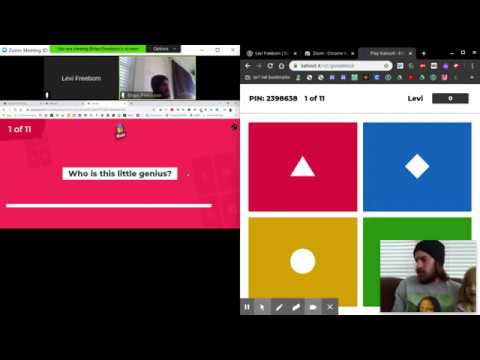 Using Zoom To Play Kahoot Remotely Youtube