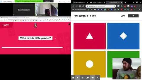 Using Zoom to play Kahoot Remotely