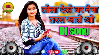 Tola dekhe bar naina taras jate o|| cg dj song | dj mix viral song Mk Benjopadmix 🎧 Dj song