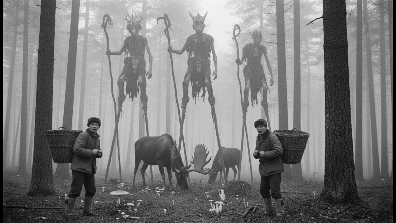 ГРИБНИКИ нашли в тайге СУЩЕСТВ которые пасли лосей