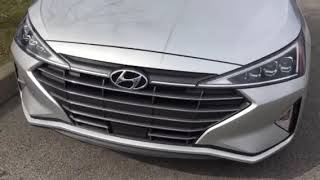 Elantra LTD 2019 Silver and Gray