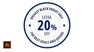 Badge Design using "Type on a Path Tool" in Adobe Illustrator | Design Mentor