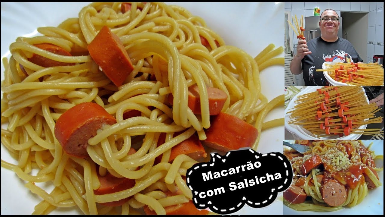 MACARRÃO COM SALSICHA DIFERENTE