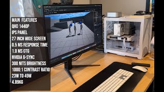 AOC Q27G4F Gaming Monitor Unboxing & Review – 1440p, 180Hz, G-Sync!