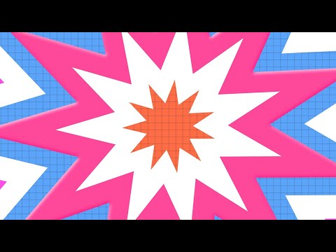 컬러풀 별 폭탄 애니메이션 배경동영상 다운로드 #올리브크레아
