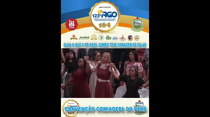 OLHA O QUE O PR OSIEL GOMES TEVE CORAGEM DE FALAR, SOBRE POLÍTICA NA CONVENÇÃO COMIADEPA DO PARÁ.
