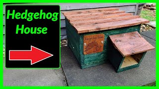 How to Make a Hedgehog House (DIY Pallet Wood Project)