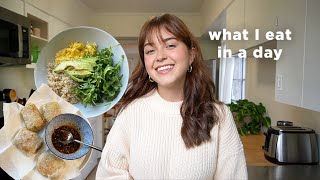 what I eat in a day (gluten free + gut friendly recipes)