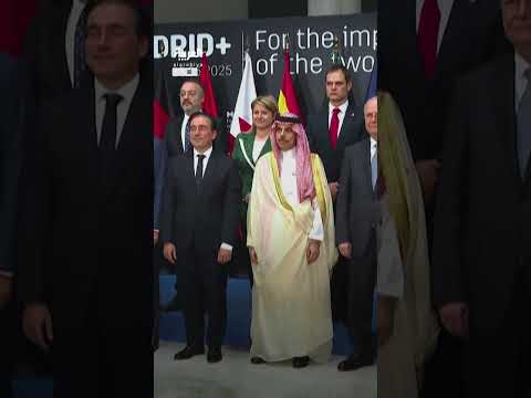 العنوان: بيان مدريد: العمل جار لحشد دعم ملموس لحل الدولتين