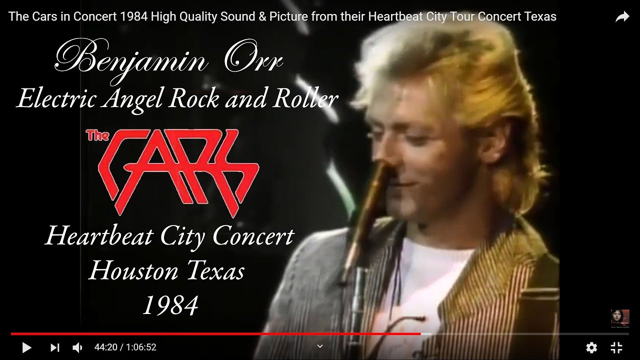 the cars heartbeat city tour dates 1984