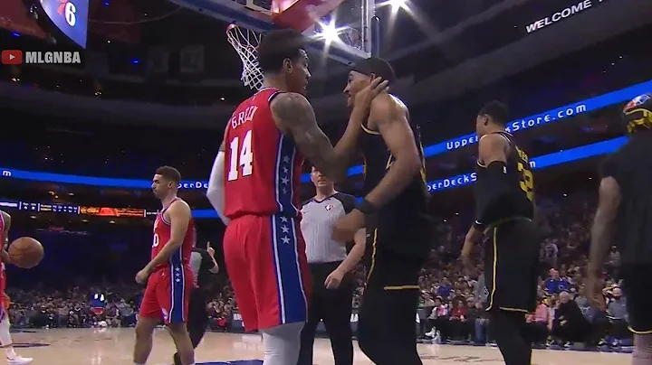 Danny Green destroys Jordan Poole then shows sport...