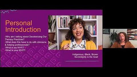 SCO's CARE Talk - Decolonizing Therapy with Dr. Je...