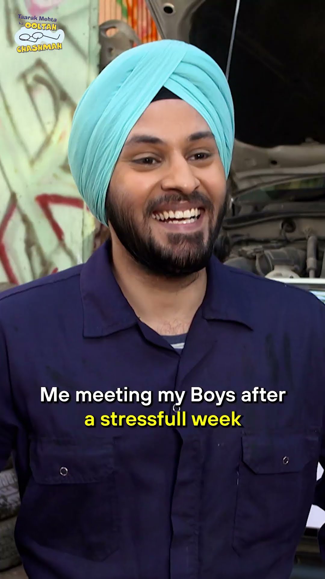 Me meeting my Boys after a stressfull week #tmkoc #comedy #relatable #shorts #comedyvideo #funny