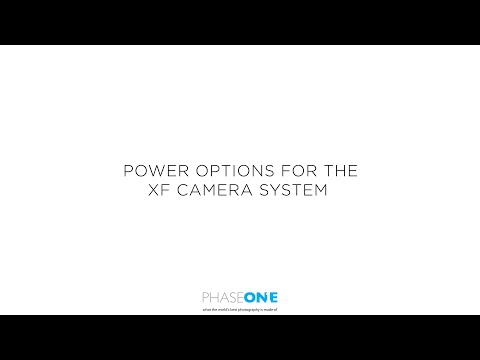 Support | Power Options on the XF Camera | Phase One