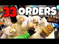 33 ORDERS!?!?! | SINGAPORE MOTOVLOG | grabfood