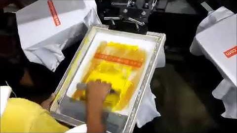 5 color silk screen printing by Recuerdos