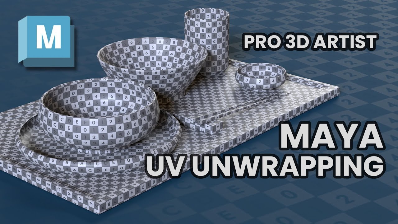 Unwrapping UVs in Maya by a Professional 3D Artist - YouTube