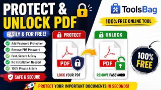 How to Protect & Unlock PDF Files Online | Free PDF Password Remover & Encrypt Tool