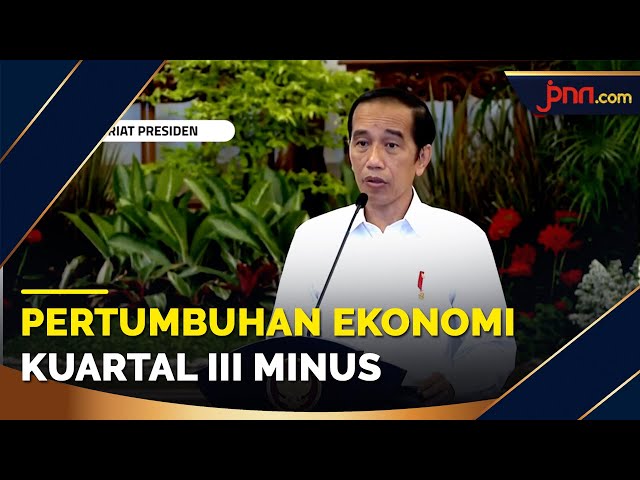 Pertumbuhan Ekonomi Kuartal III Negatif Lagi, Ini Perintah Jokowi untuk Para Menteri