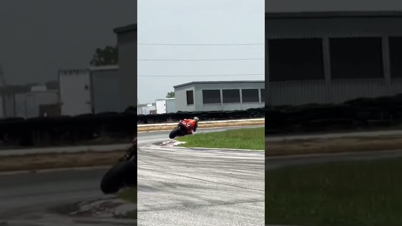 Putting the KTM RC8C through her paces! 😈 