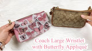 UNBOXING| Coach Large Wristlet with Butterfly Appliqué