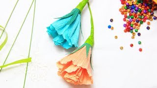 How to make paper flowers at home easy