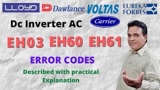 Dc Inverter AC EH03 EH60 EH61 Error Code Explanation | Multi Brands Adopted Error Displaying Reason