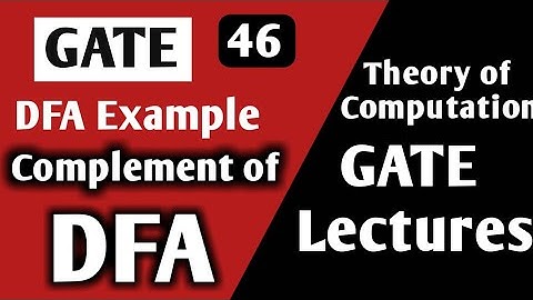 Theory of Computation DFA Example(32) | Complement of DFA Example | TOC GATE Lectures