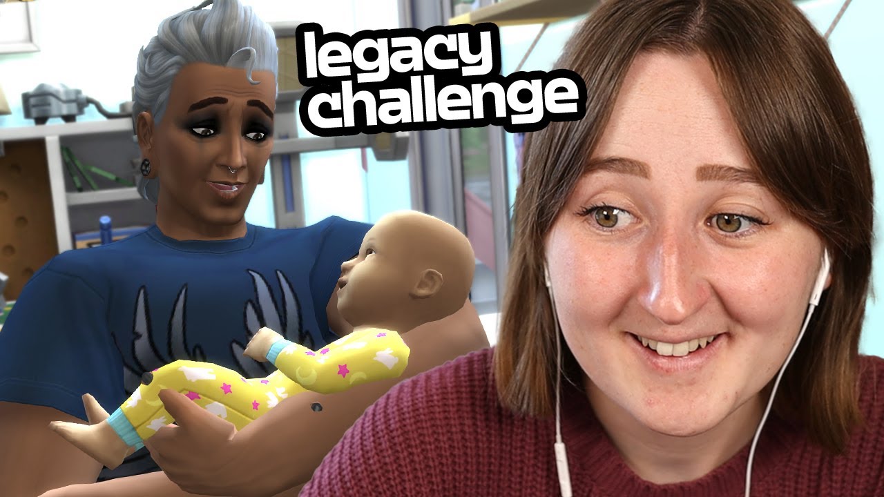 my sim lived to meet his GREAT-GRANDKID!!! | Nightmare Legacy Challenge #90