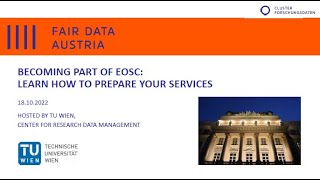 Becoming Part of EOSC: Learn How to Prepare Your Services