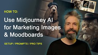 How to: Use Midjourney AI for Marketing Images &amp; Moodboards (setup, prompt, pro tips)