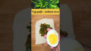 Egg puff | anda patties | homemade | without oven | viral youtubeshorts shorts