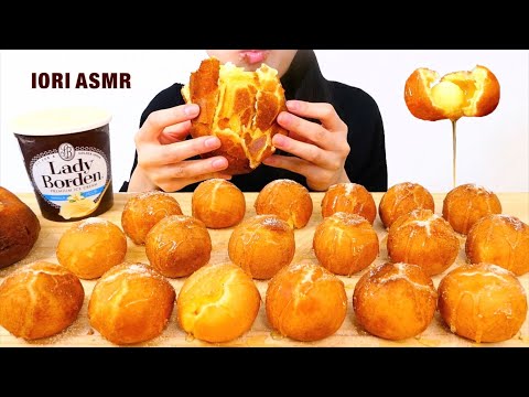 【ASMR / 咀嚼音】巨大揚げバター Deep Fried Butter 튀김 버터 【Eating Sounds】