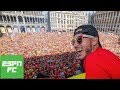 Eden hazard leads belgiums incredible 2018 world cup celebrations  espn fc