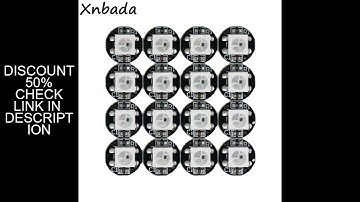 10-1000PCS WS2812B WS2812 4Pin RGB Led Chip 5050SMD WS2811 IC Black/White PCB With Heatsink DC5V