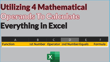 Excel Tips  - Basic Math Functions Add Subtract Multiply Divide (Extra Tips Included!!!!) #excel