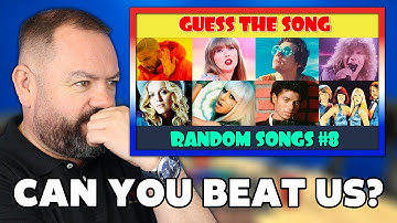 Guess the 50 Random Songs (Part 8) | Music Quiz REACTION | OFFICE BLOKES REACT!!