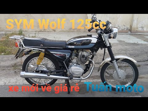 @tuấn moto . Siêu phẩm giá rẻ .moto SYM Wolf 125cc mới về xe rin để anh em sử dụng .LH 0369669659