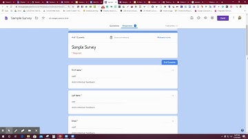 Forms: Managing Open Ended questions (save to Doc Add On)