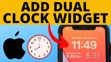 How to Add Dual Clock Widget to iPhone Lock Screen - Easy Guide